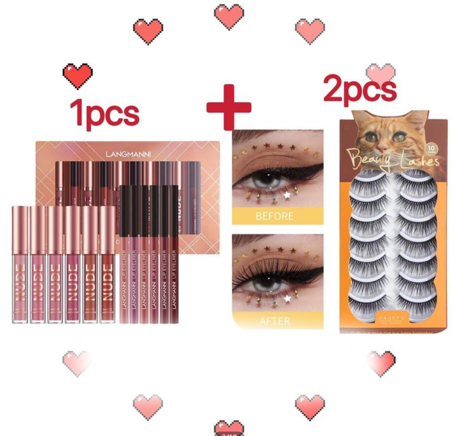 12 Pcs Lipstick & Lip Liner Set