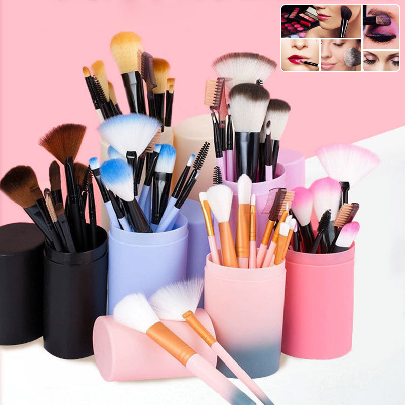 12 Pcs Makeup Brush Set