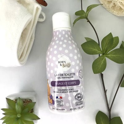 Lait de Toilette pour Bébé - Certifié bio