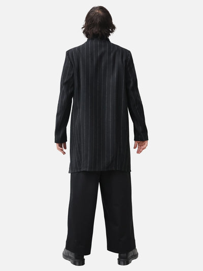 Manteau Koto Heavy - Black stripes