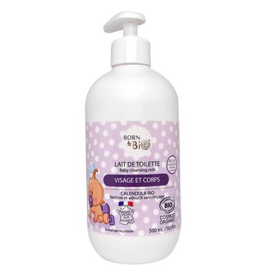 Lait de Toilette pour Bébé - Certifié bio